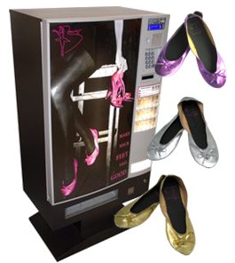 Wenn High-Heels drücken, retten Ballerinas aus dem Automaten den Abend.